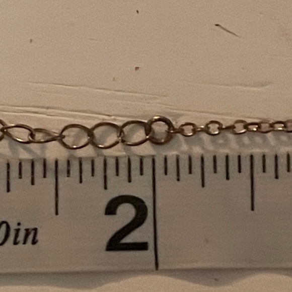 16” Cat & Jack necklace & 1” double sided bezel set pink enamel heart pendant - Picture 13 of 14